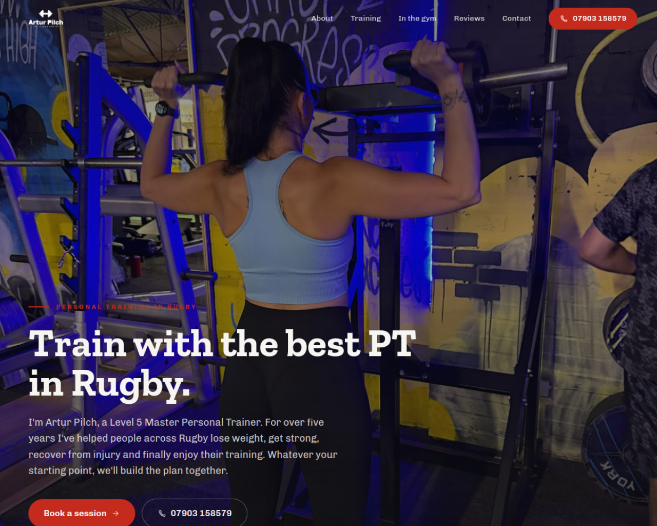 Artur Pilch PT website built by Grow Leads