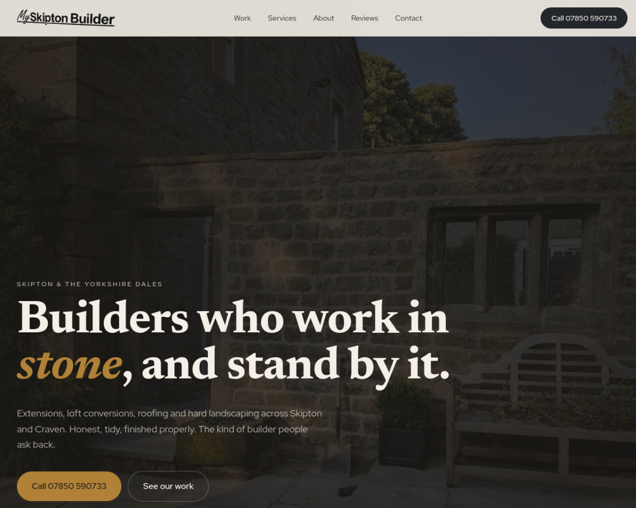 My Skipton Builder website built by Grow Leads